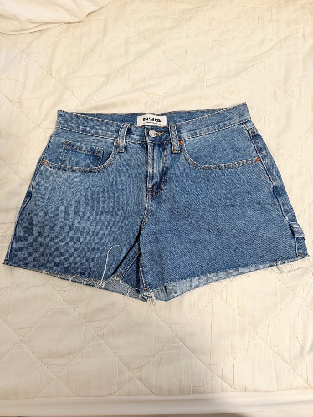 RSQ Light Blue Denim Cutoff Shorts